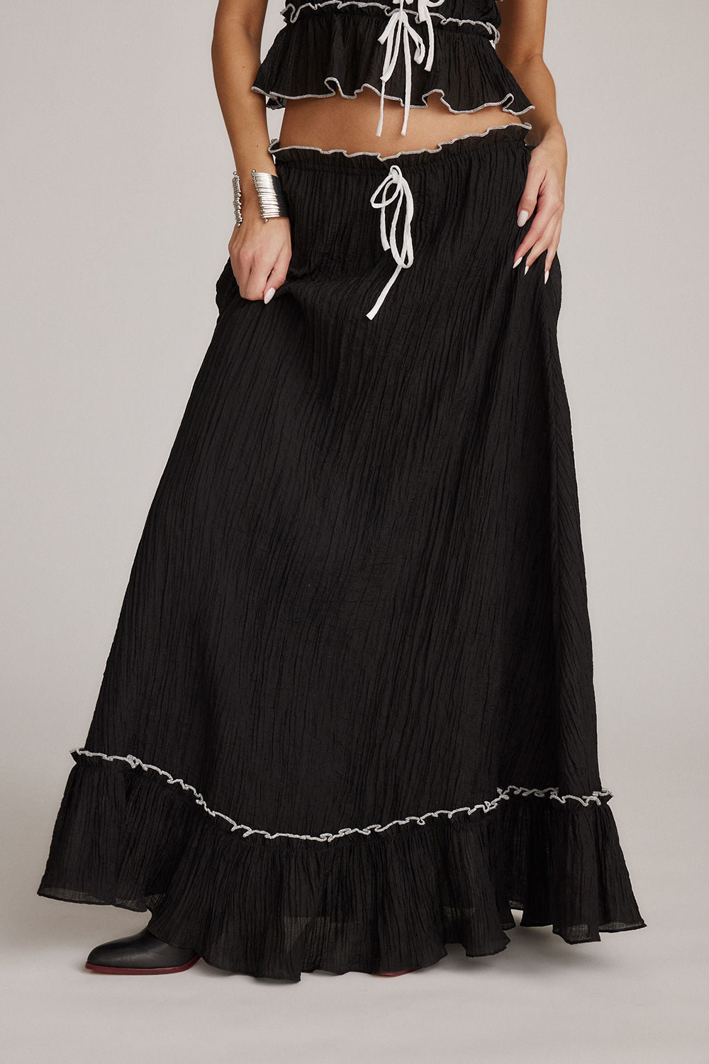 Holiday Style Baby Yellow Maxi Skirt