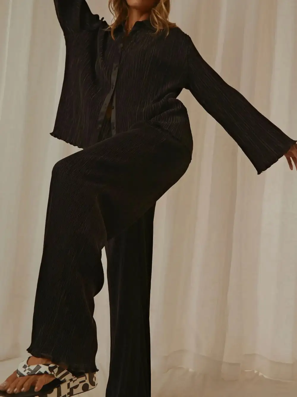 Drooping Comfortable Everyday Pajama Set