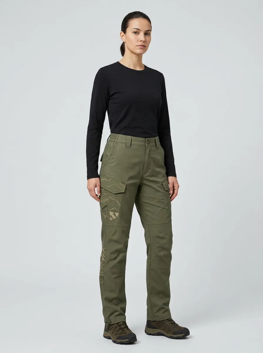 Unisex Movement Topographic Map Tactical Work Pants