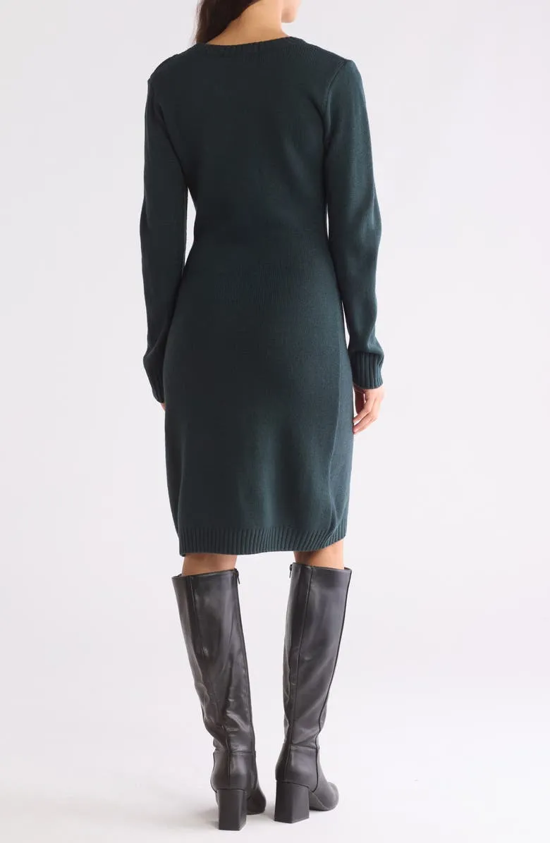 Long Sleeve Sweater Dress