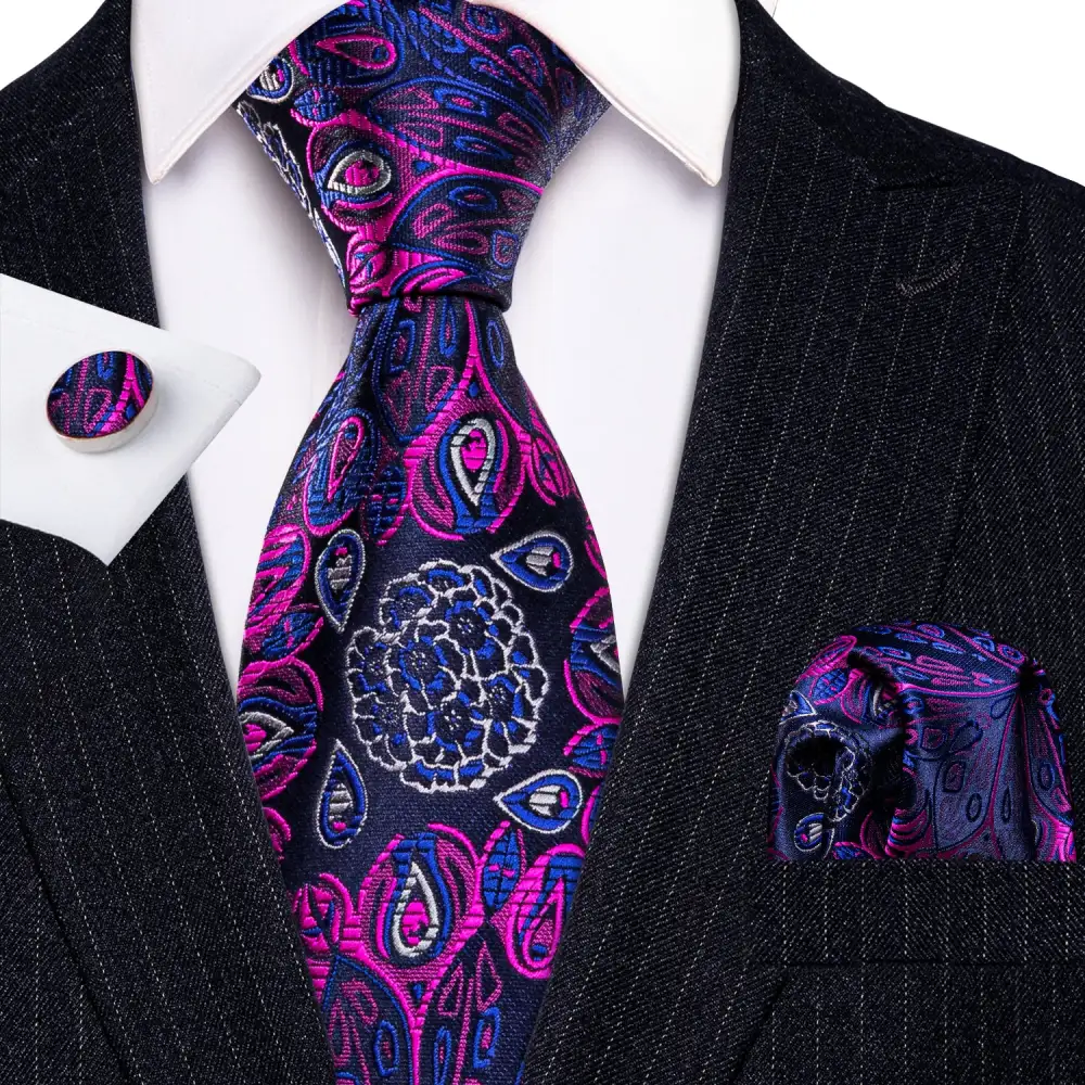 Easy Paisley Silk Necktie Set