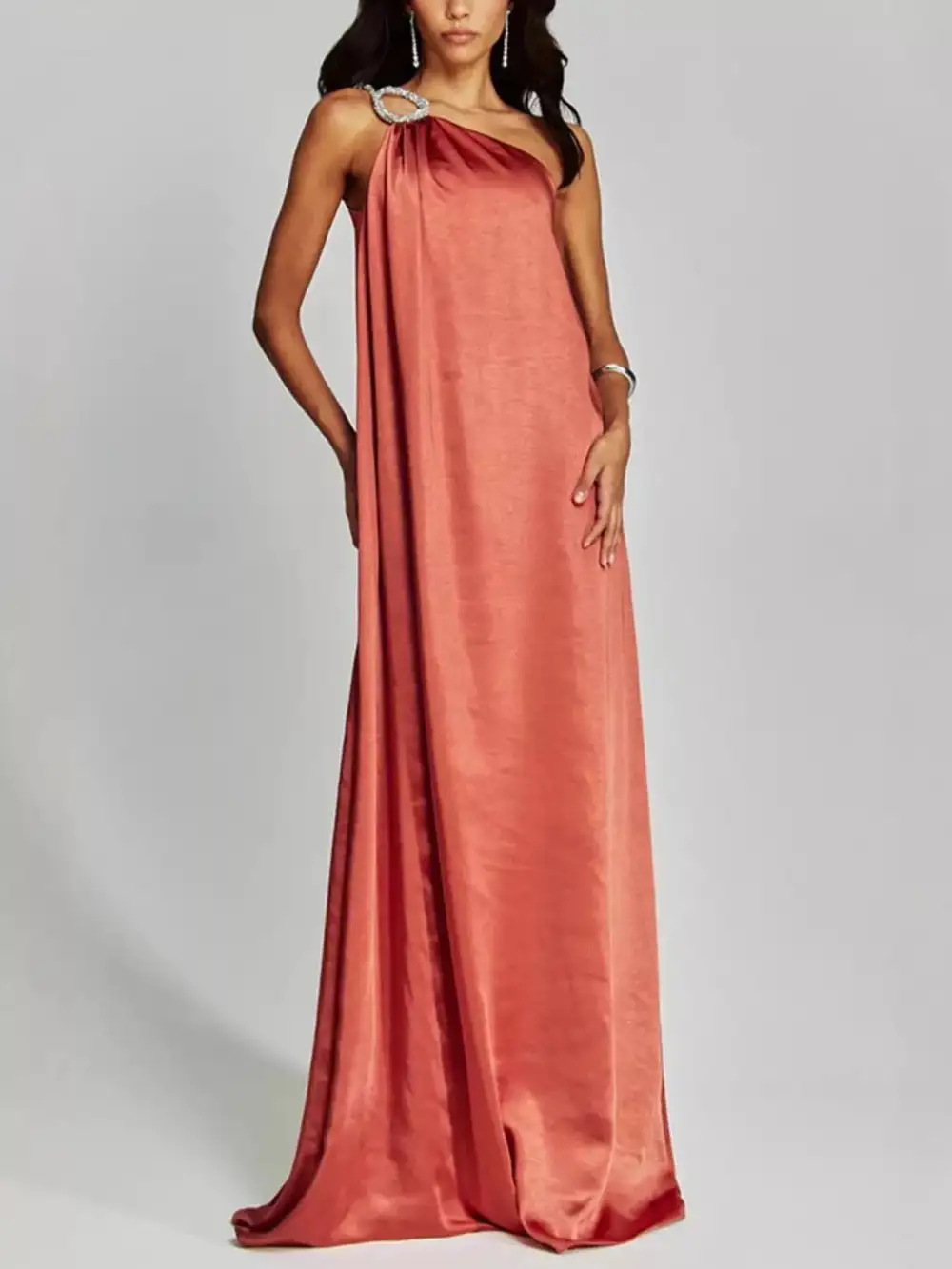 Satin Maxi Dress