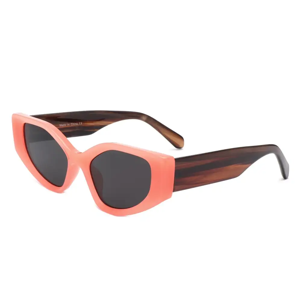 Cat Eye Rectangle Frame Sunglasses