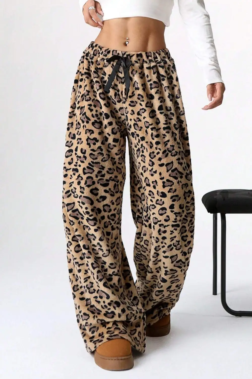 Leopard Wide Leg Pants Edit 1