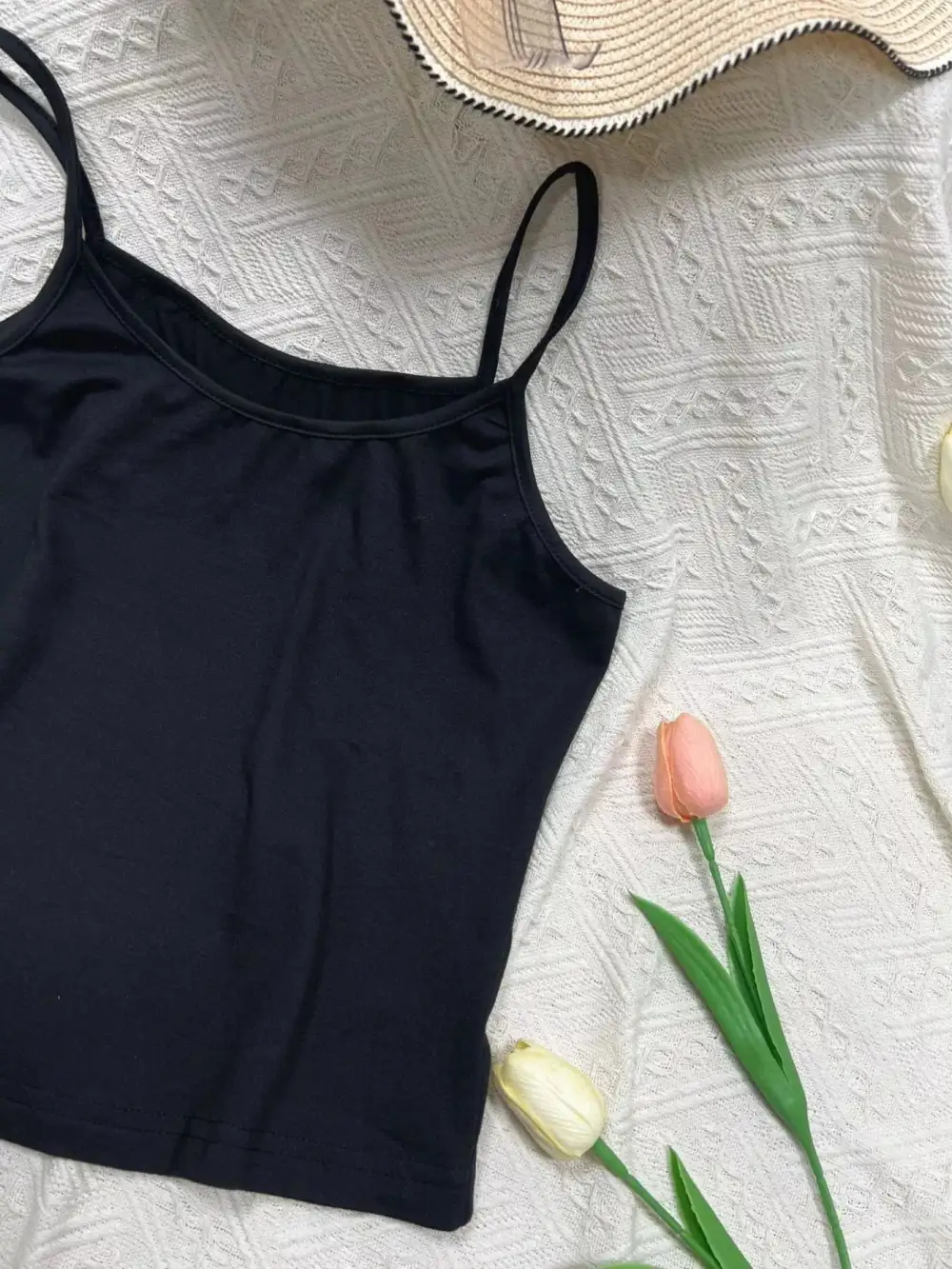 Solid Color Scoop Neck