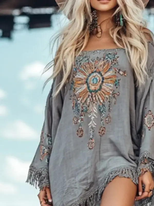 Long Sleeve Mini Dress