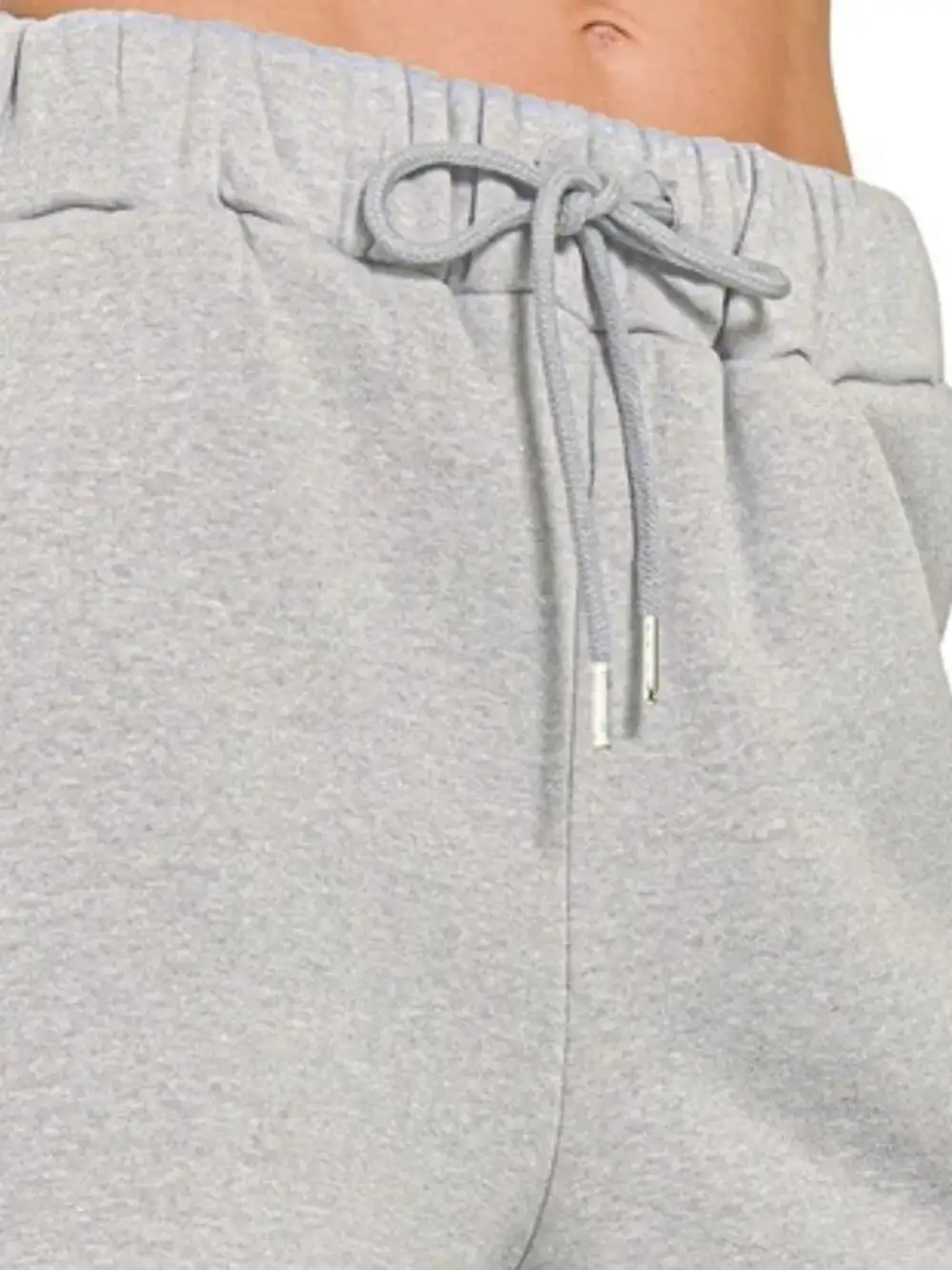 Fleece Drawstring Shorts With Pockets
