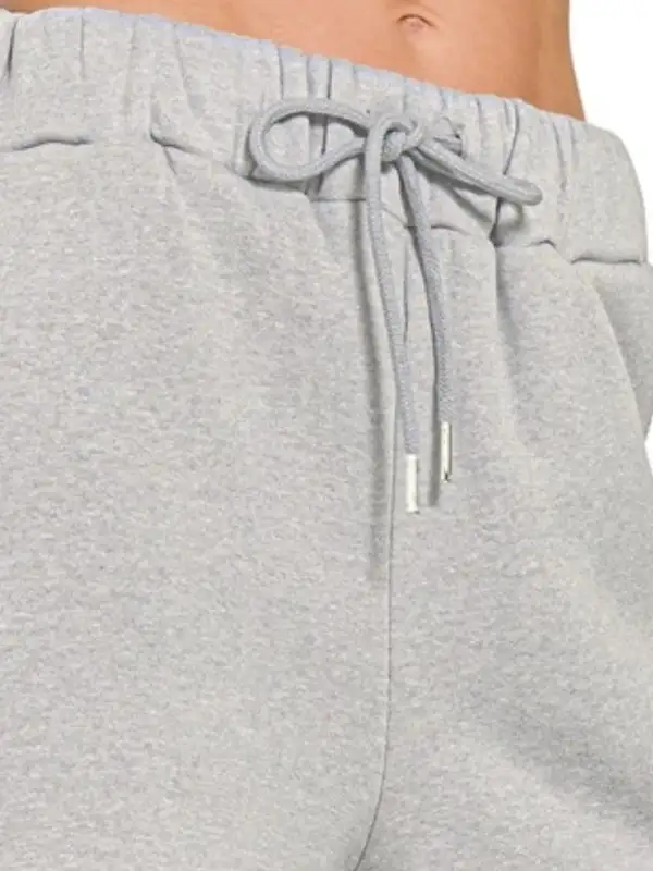 Fleece Drawstring Shorts With Pockets
