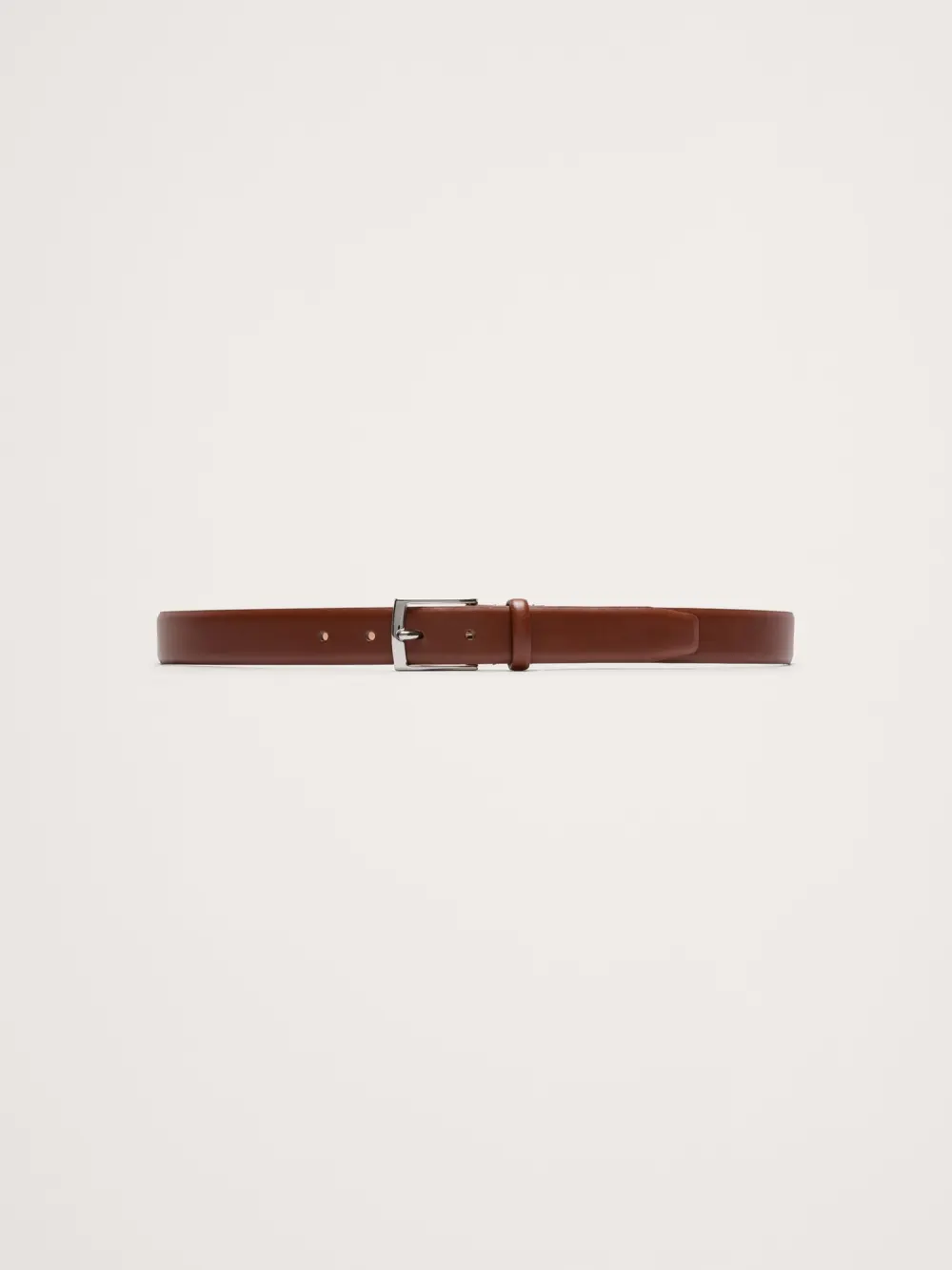 Men's Cognac Brown Simple Leather Belt