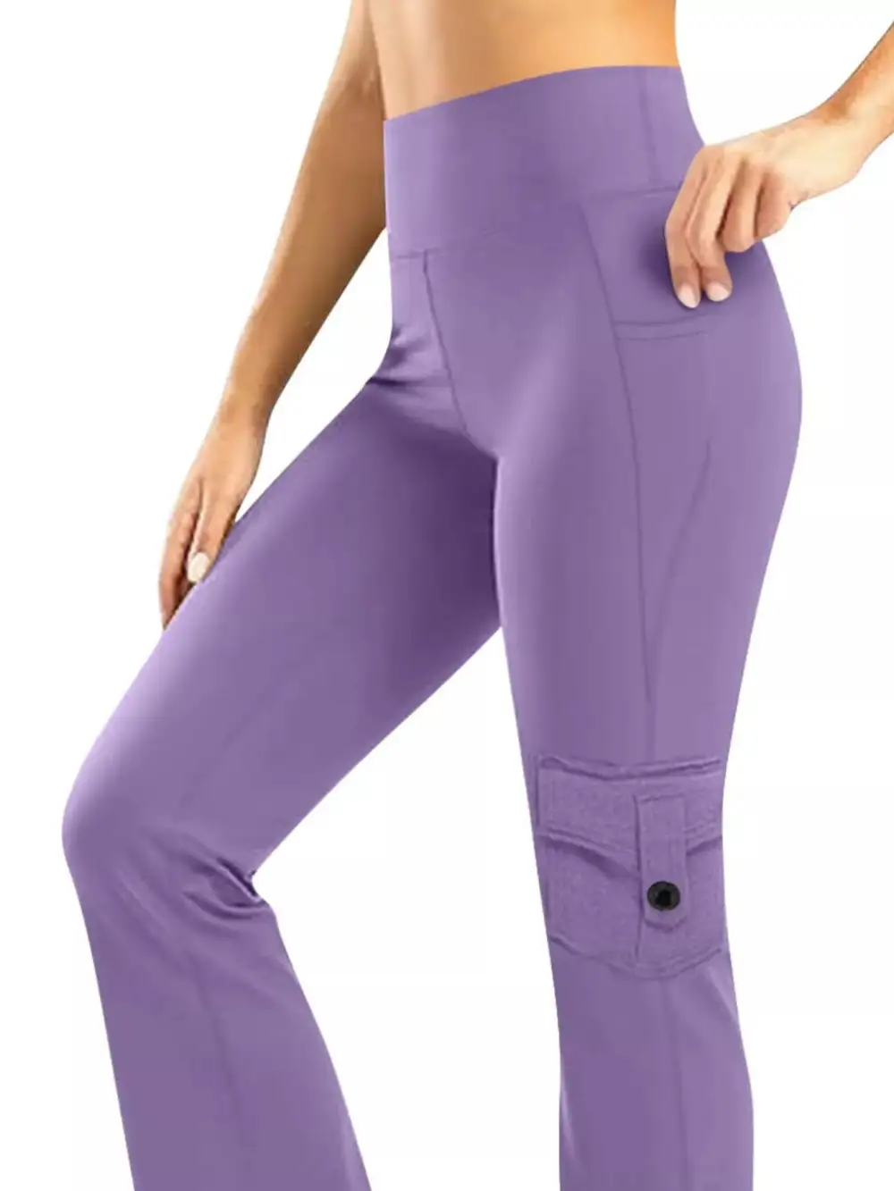 High Waist Pocketed Active Leggings