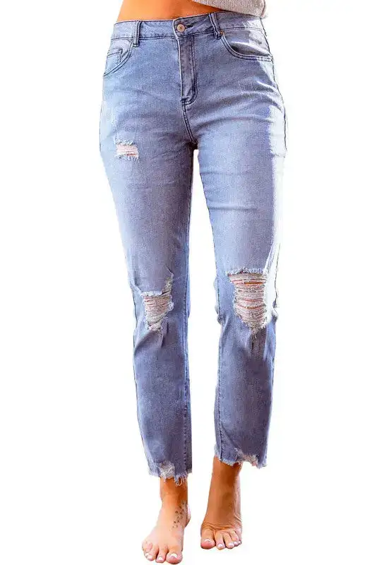 Clean High Waist Skinny Denim Jeans