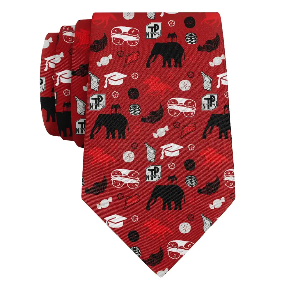Modern Heritage Emblem Detail Necktie