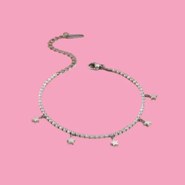 Tennis Star Dangle Bracelet