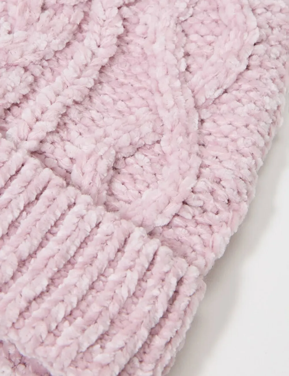 Soft Cable Knit Hat