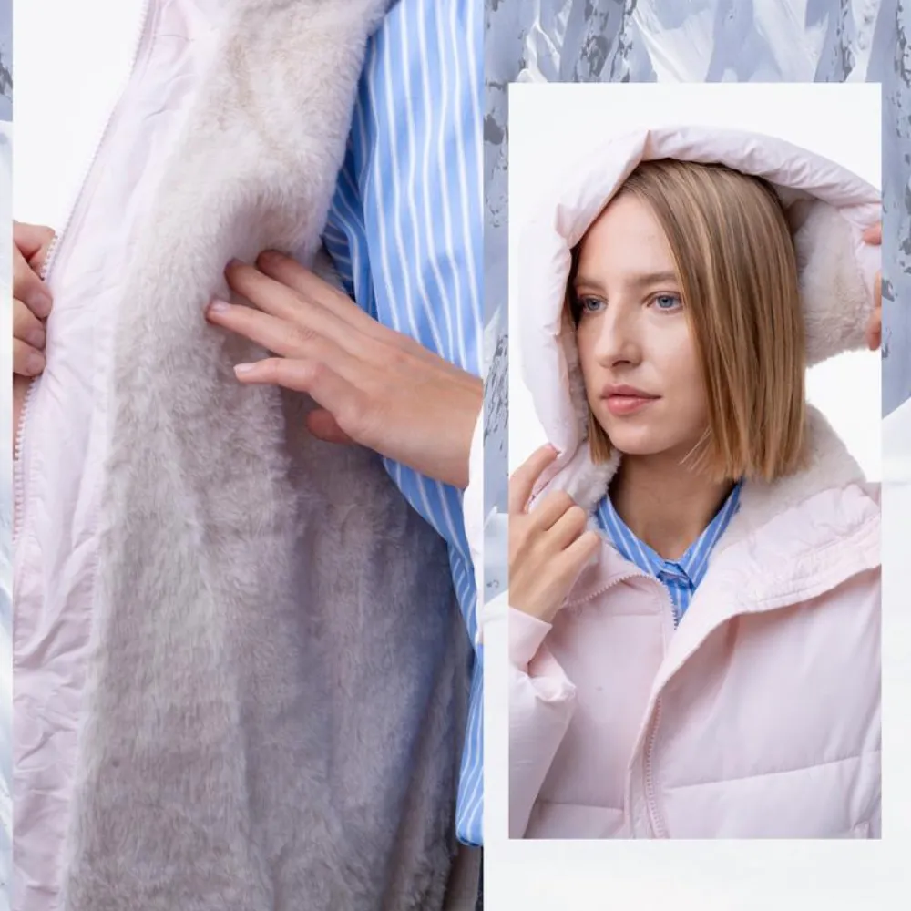WarmCore Premium Short Puffer Jackets with Removable Hood & Optional Faux Fur Linging