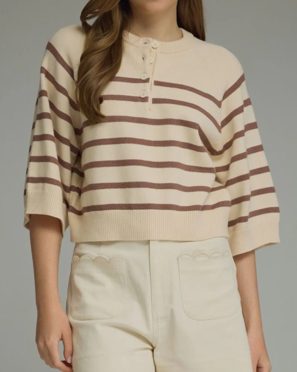 Stripe Knit Top