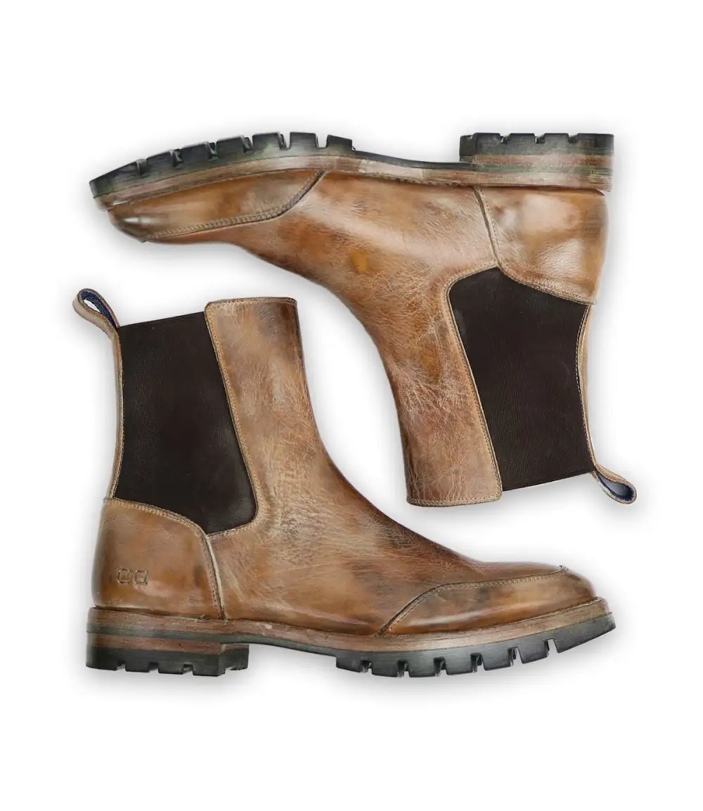 Streamlined Pull-Tab Chelsea Boots