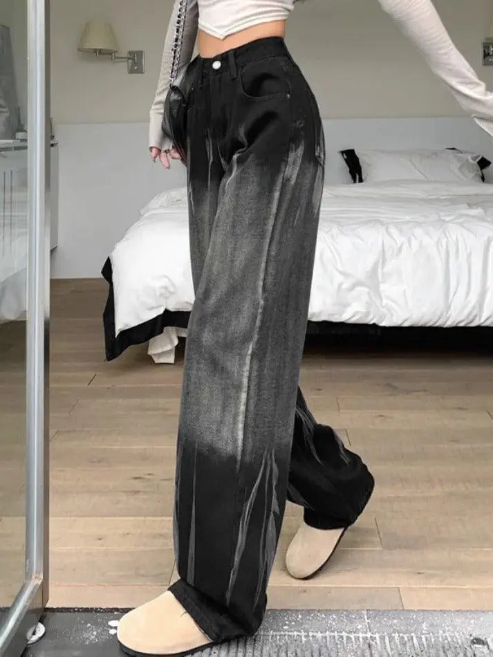 Tie Dye High Rise Boyfriend Jeans