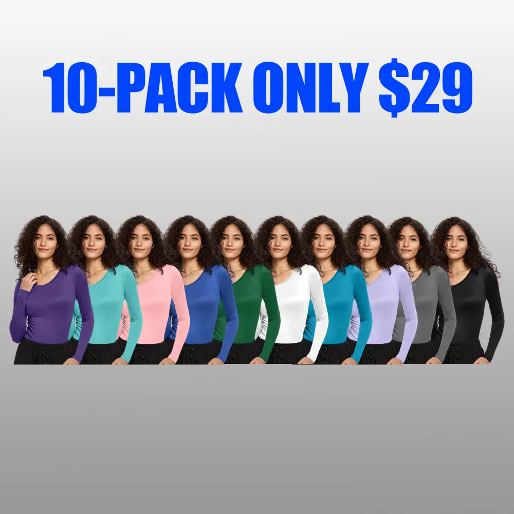 Women's V-Neck Workwear – Short Sleeve & Sleeveless Options with Inner Lining