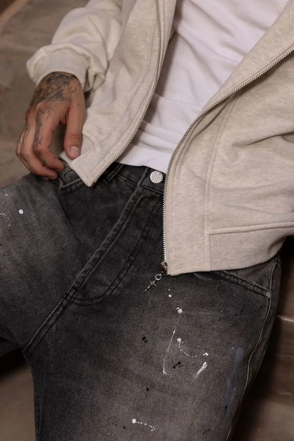 Modern Everyday Painted Jeans