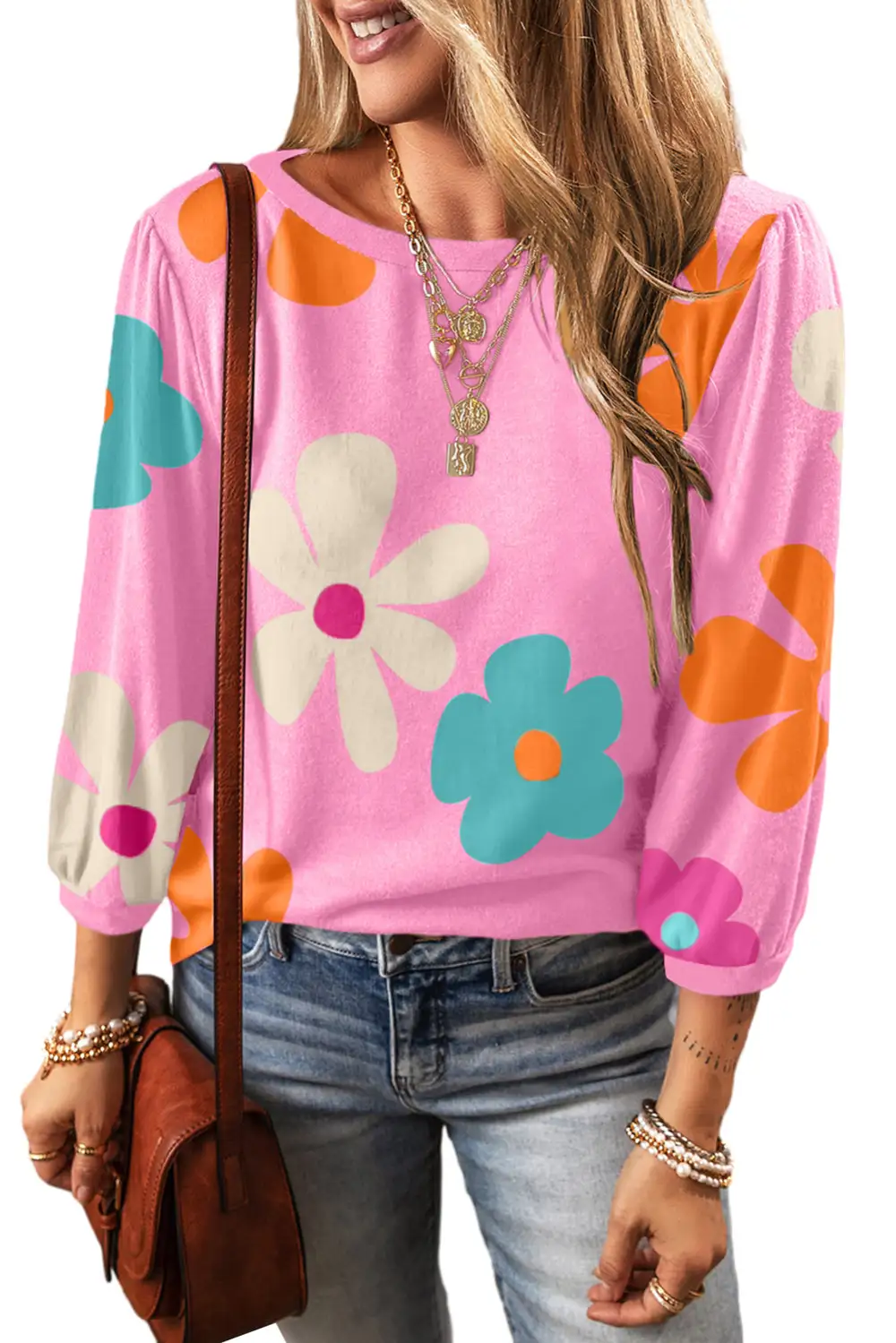Rose Cute Flower Print Bracelet