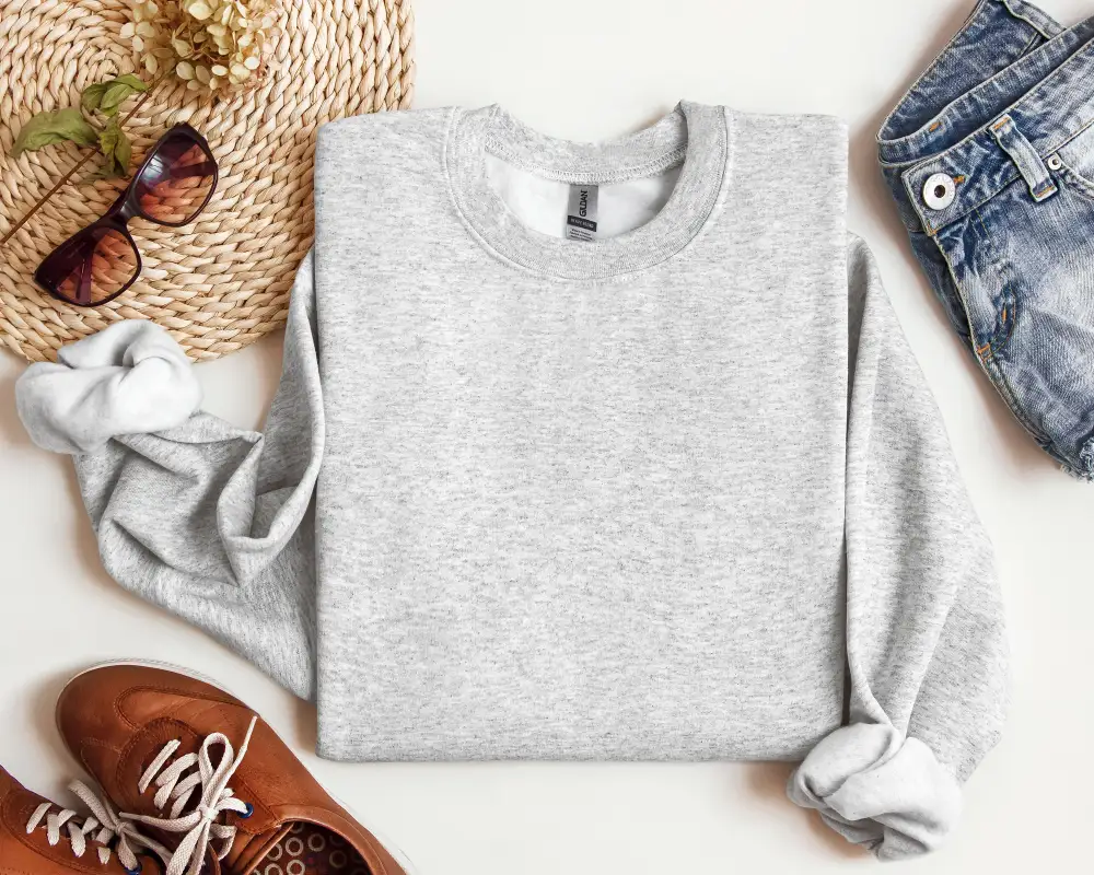Unbothered Motto Graphic Crewneck Sweatshirt
