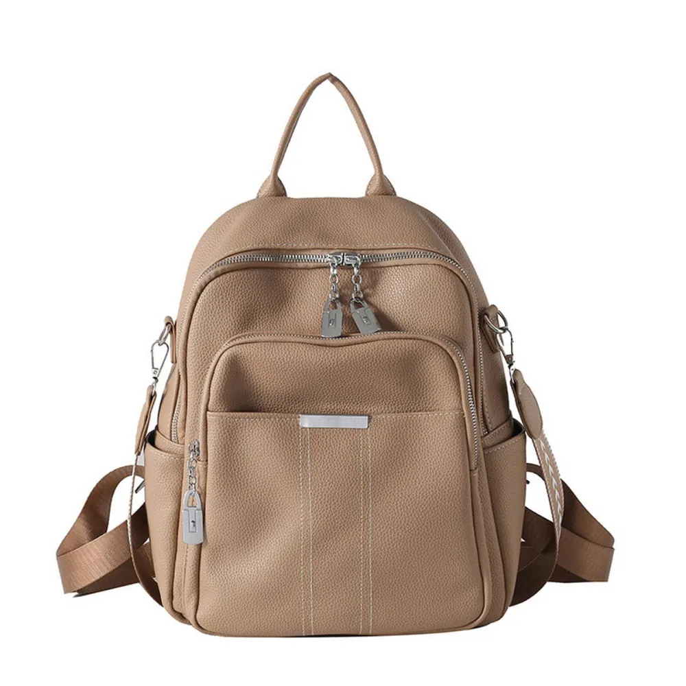 Minimal Compact Textured Backpack