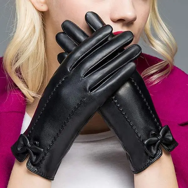 Women'S Fleece Thickened Warm Gloves 27274785C