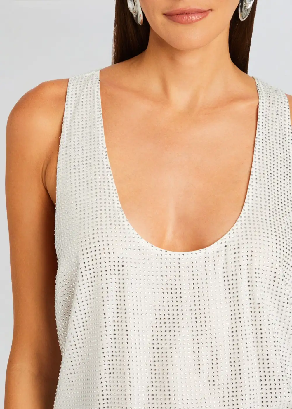 Embellished  Crew Neck Top