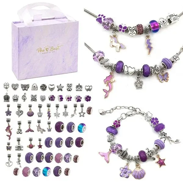 (🔥2024 BEST GIFT TO MY GRANDDAUGHTER🔥) DIY Crystal Bracelet Set🎁