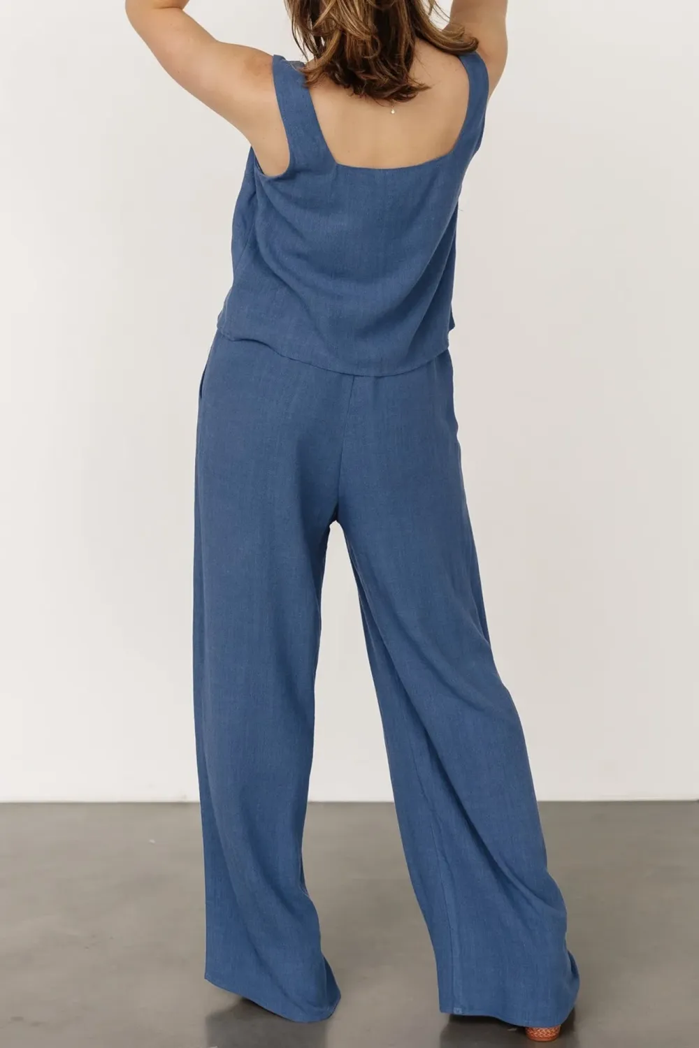 Simple Solid Color Loose Slimming Pants