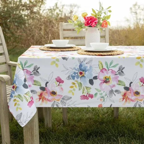 Watercolor Floral Tablecloth