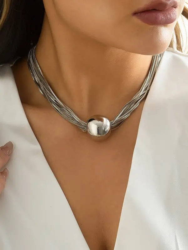Refined Statement Geometric Necklace