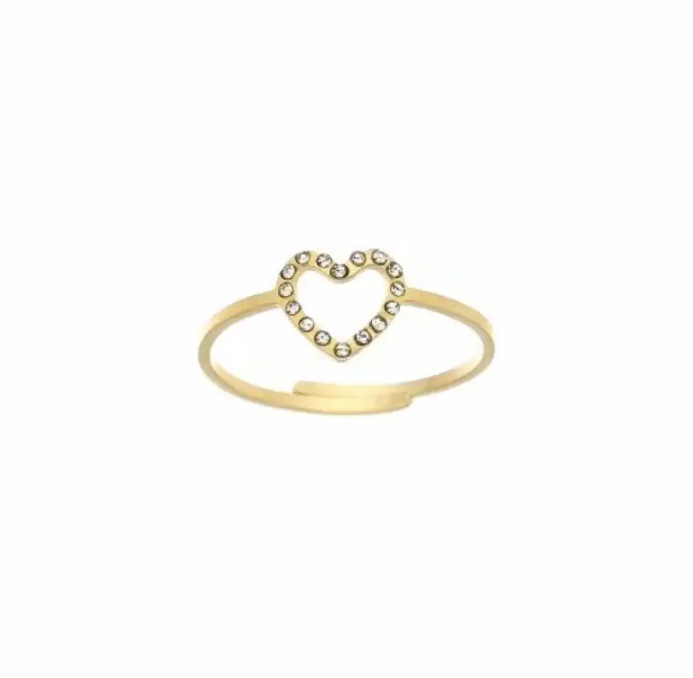 Zirconia Heart Ring