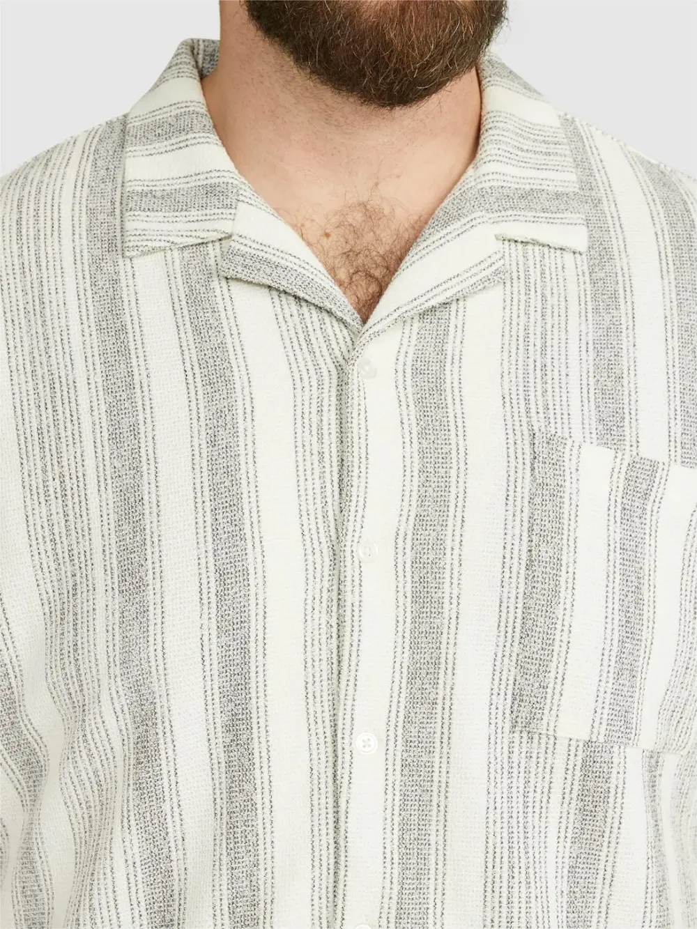 Men's Comfortable Striped Short Sleeve Shirts