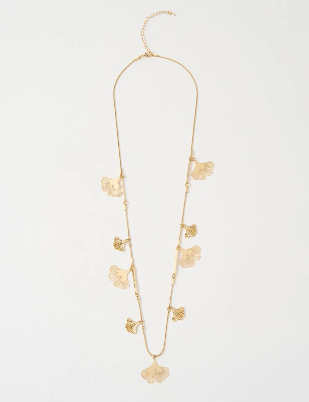 Versatile Natural Ginkgo Leaf Chain Necklace