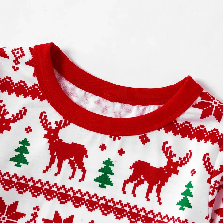 Family Wear Long Sleeve Parent-Child Wear Pajamas (Flame Resistant)