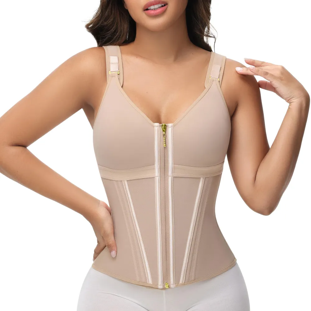 Women's Waist Trainer Corset In Tan