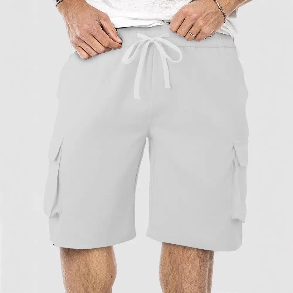Men's Comfortable Multi Pocket Cargo Shorts for Travel and Leisure
