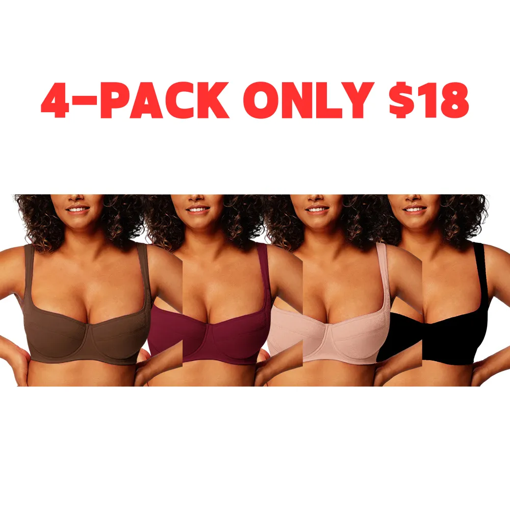 Women‘s Starry Night Lightly Padded Lightly Lined Demi Plus Size Balconette Bra