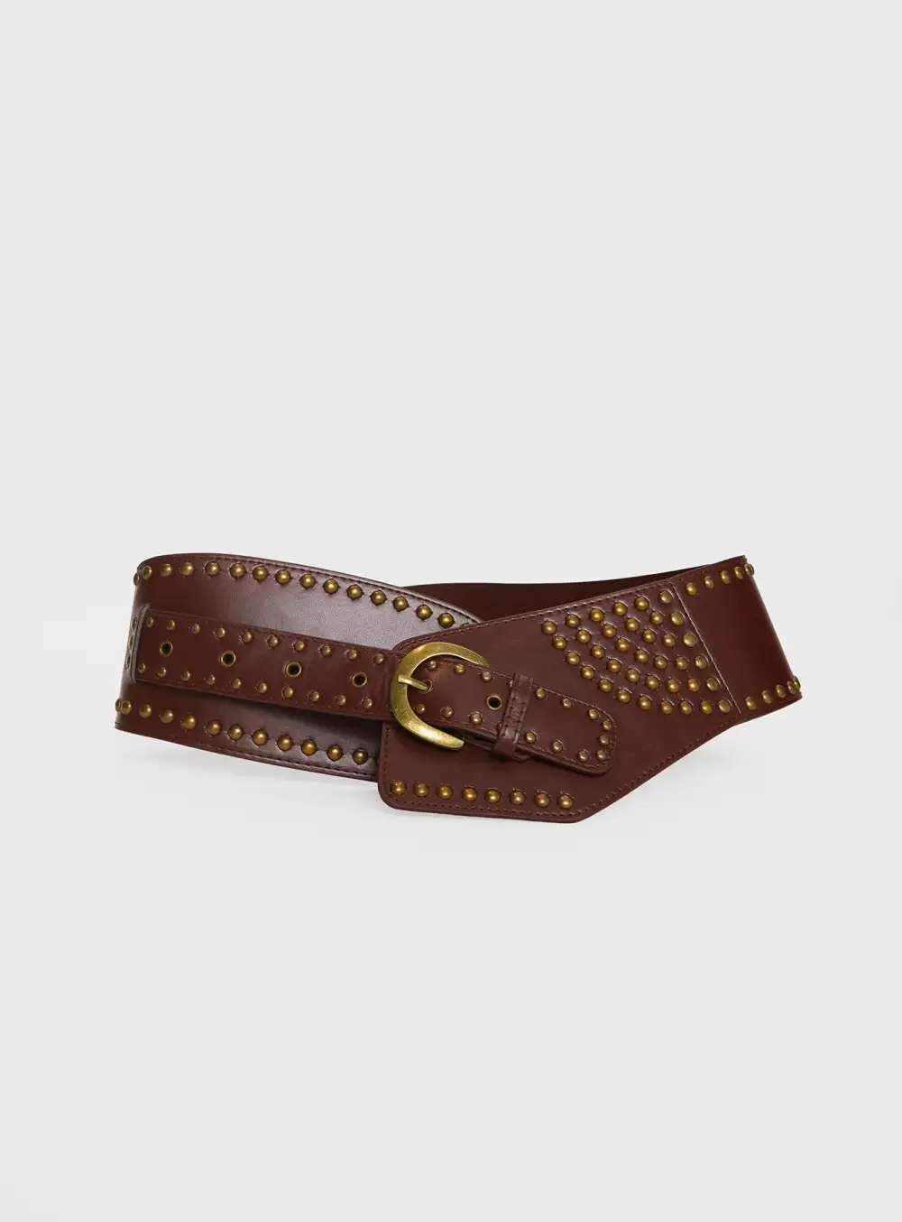 Lightweight Studded Buckle Belt