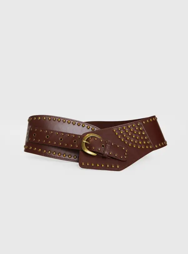 Lightweight Studded Buckle Belt