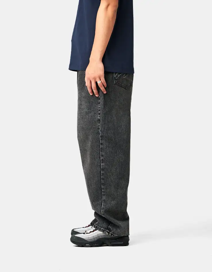 Men's Streak Wash Baggy Stretch Jeans