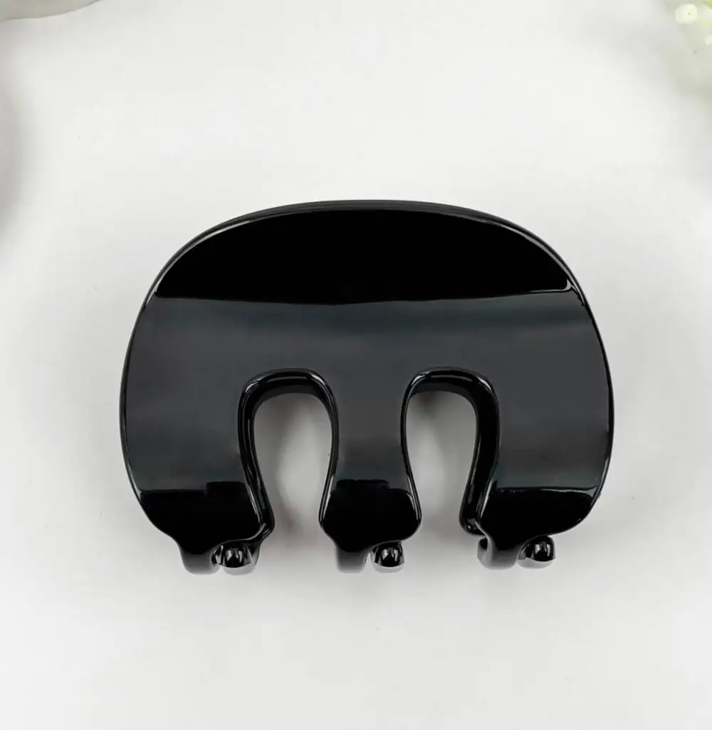 Prong Simple Matte Hair Claw Clip