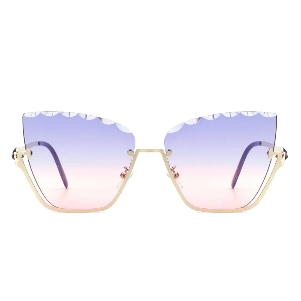 Cat Eye Square Frame Sunglasses