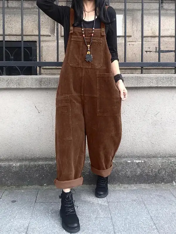 Vintage Corduroy Overalls