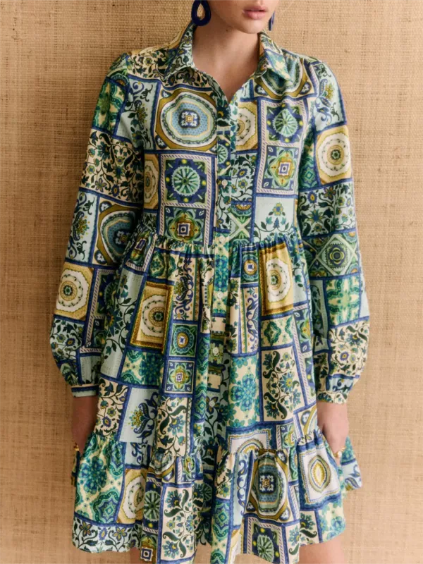 Shirt Collar Dress
