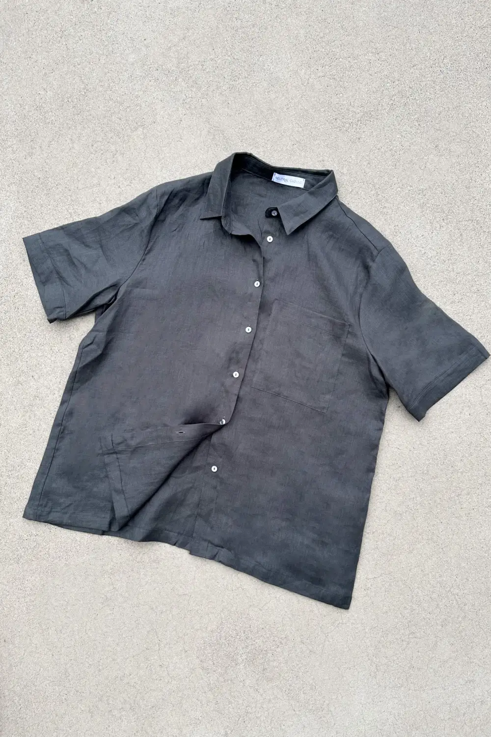 Easy Wear Linen Blend Button Front Button Down Shirt