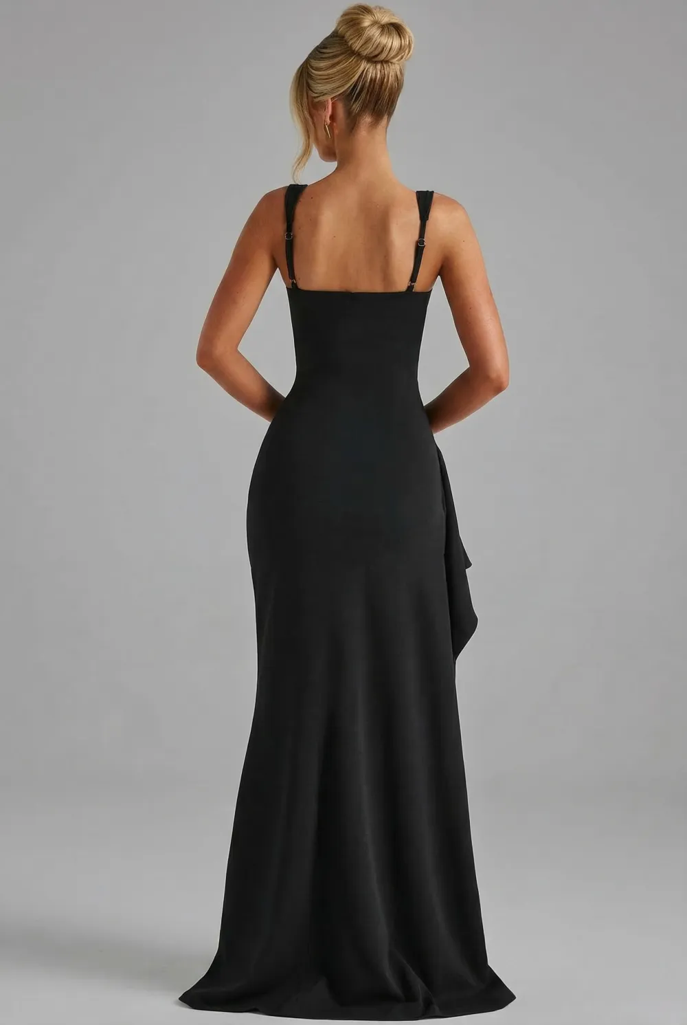 Bodycon Square Neck Maxi Dress