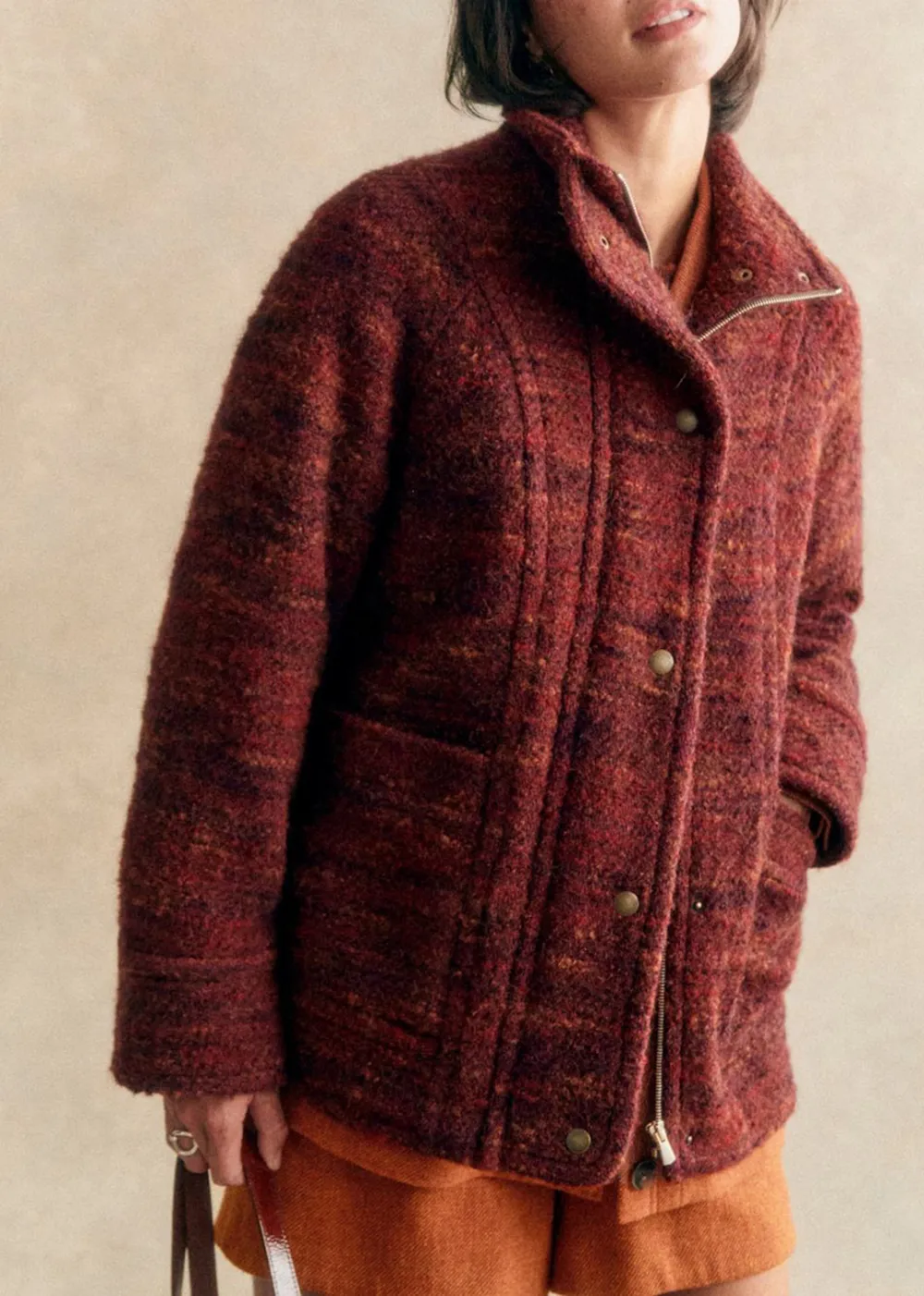 Long-Sleeve Coat